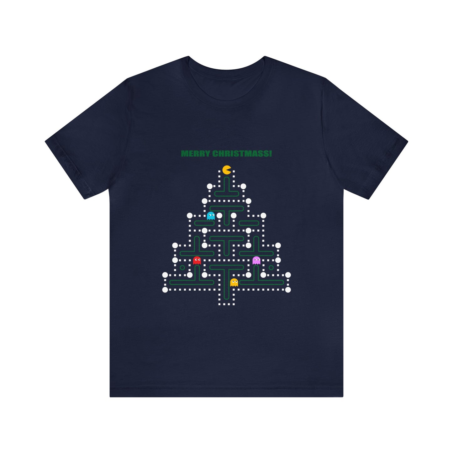 Pacman Christmas Tree Tee