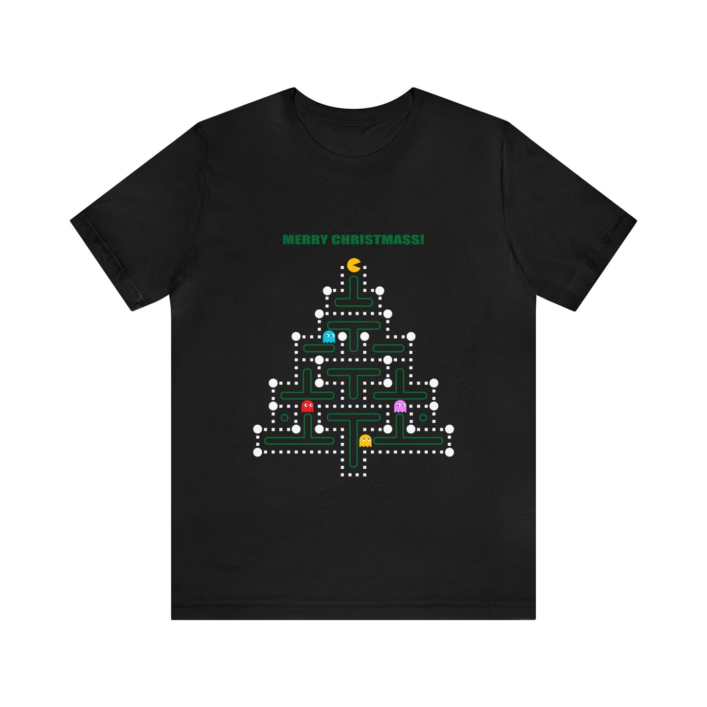 Pacman Christmas Tree Tee