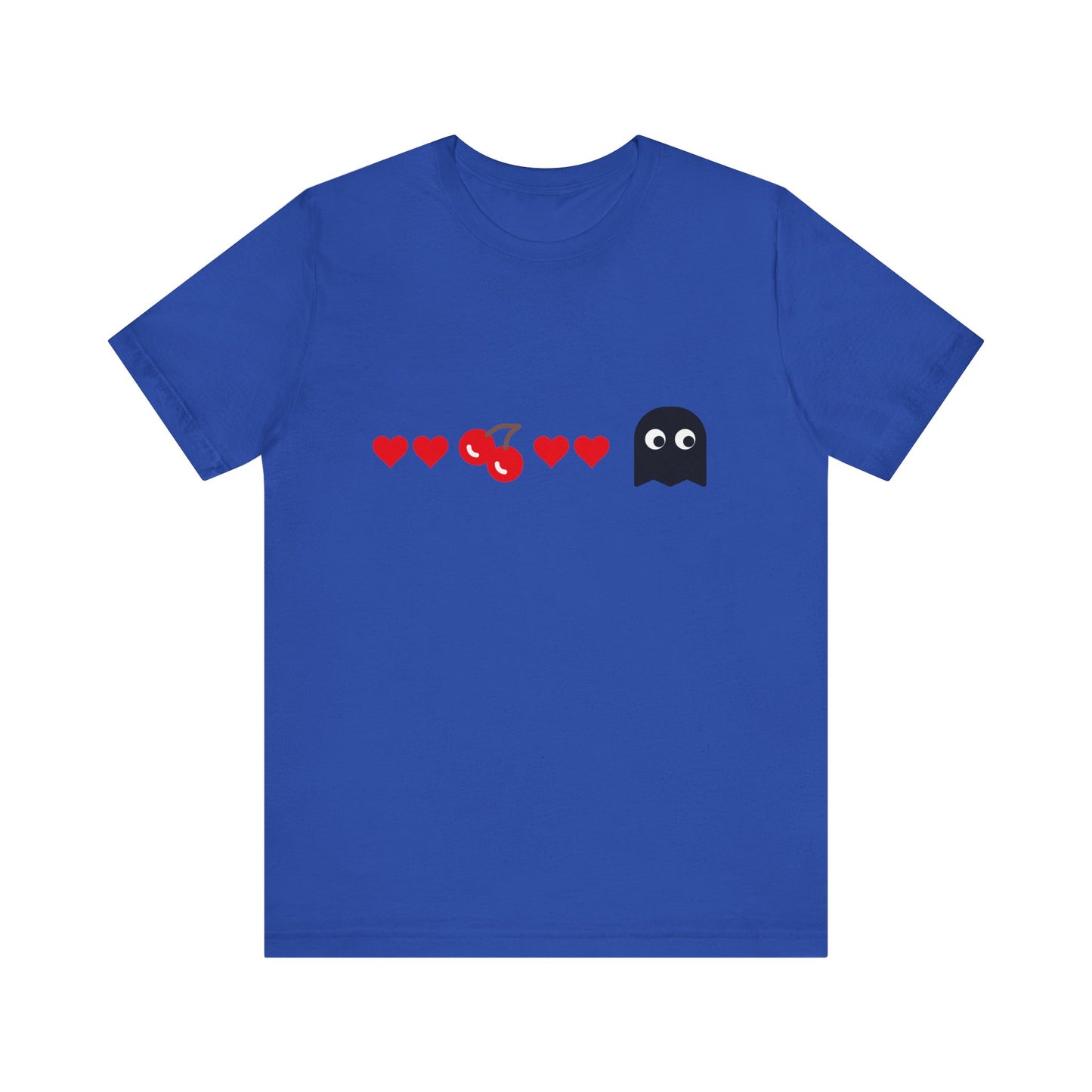 Couples Pacman Ghosts Hearts Valentines Tee