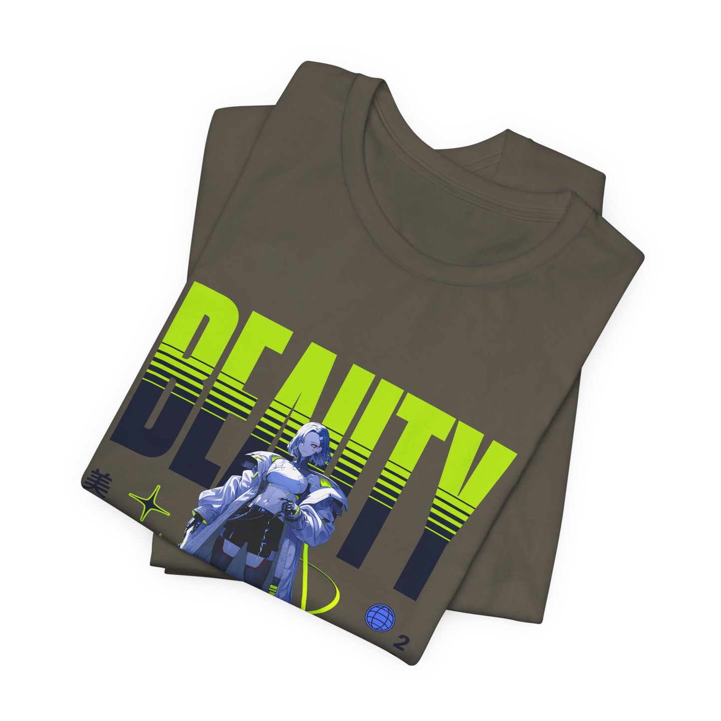 Beauty 2035 Anime Girl Tee