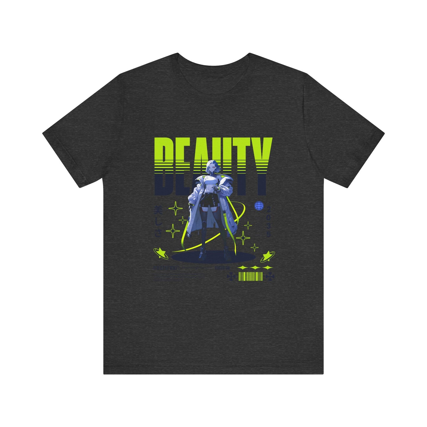Beauty 2035 Anime Girl Tee