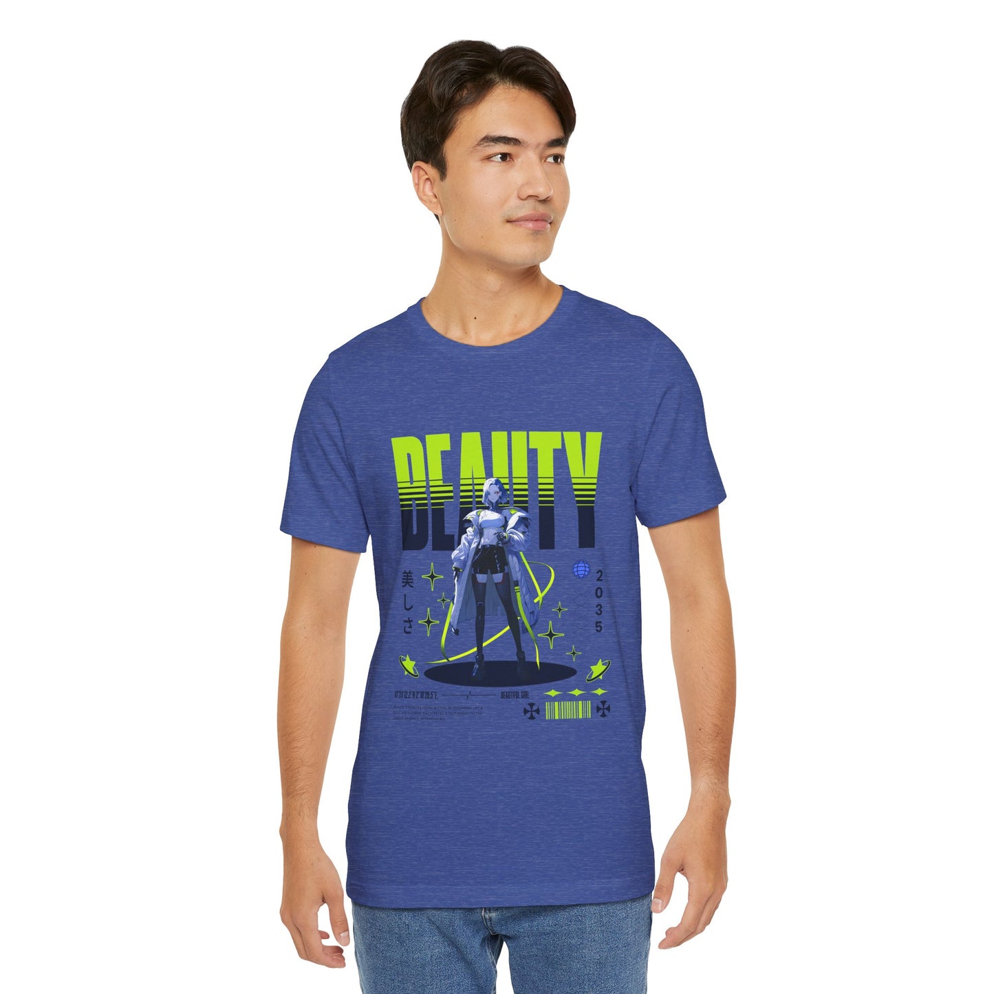 Beauty 2035 Anime Girl Tee